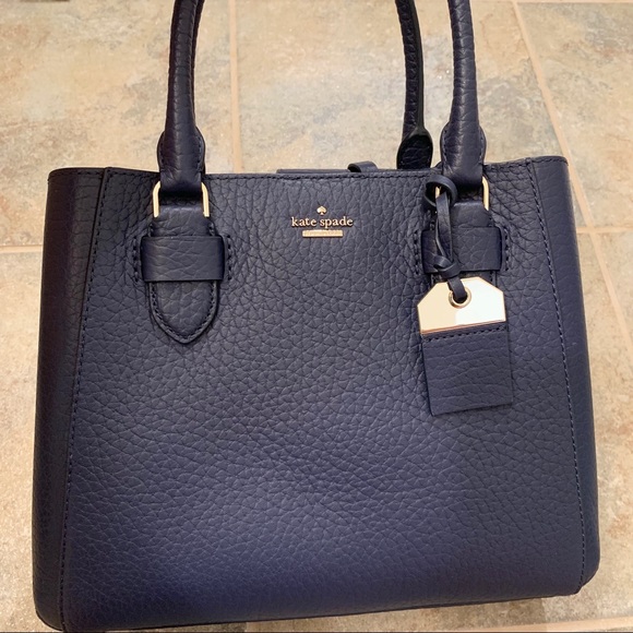 KATE SPADE ALIANA CARTER SATCHEL BAG BLAZER BLUE - Picture 2 of 8